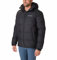 Columbia Pike Lake Hooded Jacket, Piumino Con Cappuccio Uomo, Black, Taglia L
