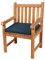 Gutekissen® Sitzkissen für Bank, Gartenschaukeln, Sitz, glatt. FK5 (50x50x5, Navy blau)