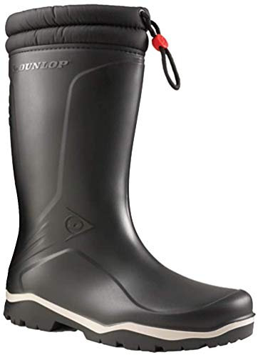 Dunlop Boots Thermostiefel Blizzard Wintergummistiefel für Damen und Herren (39 EU, schwarz)