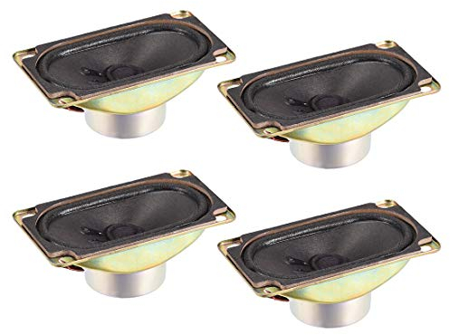 sourcing map 5W 8 Ohm Micro Internal Speaker Magnet Loudspeaker 90x50mm 4pcs