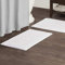 Madison Park Splendor wendbarer Badezimmerteppich, 100% Baumwolle, getuftet, 3000 g/m², Hotelqualität, luxuriöser Plüsch, mittelflorig, saugfähig, schnell trocknend, Duschraum-Dekor, 53 x 86 cm, Weiß