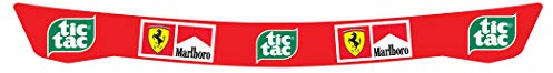 Ferrari Tic Tac Helmvisierstreifen – Visieraufkleber für Autohelm