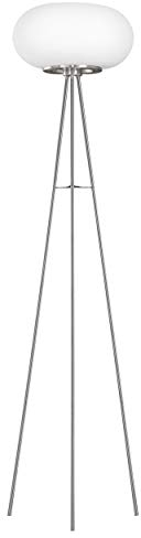 Eglo OPTICA-C Lampada a Stelo, Color Nichel Opaco