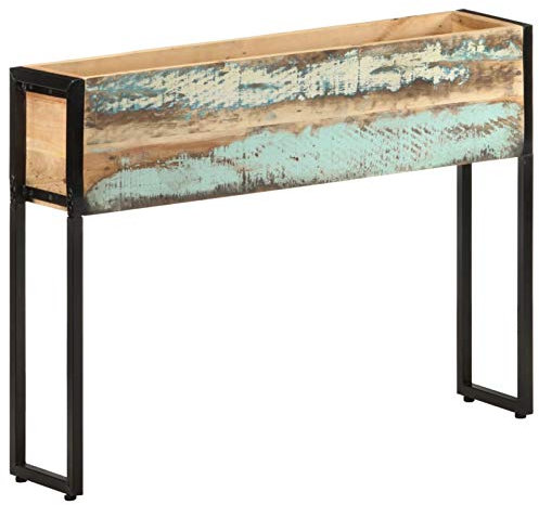 Tidyard Jardinière en Bois Jardinière de Balcon Bac à Plantes 90x20x68 cm