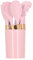SPRINGOS Lot de 12 ustensiles de cuisine Récipient cuillère&Co - Ustensile de cuisine en bambou et silicone - Rose.