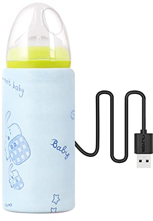 Réchauffeur de biberon USB, Chauffe-Biberons Sac Biberon Isotherme Sac de Voyage USB Réchauffeur Bouteille de Lait Maternel Sac Thermostatique, Voyage en Plein Air Voyage Sac Isotherme pour Bébé