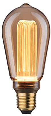 Paulmann 28879 LED Lampe Inner Glow Edition Kolben 160lm Gold 3,5 Watt Leuchtmittel Gold 1800 K E27