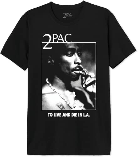 TUPAC Herren METUPACTS003 t Shirt Damen, Noir, L