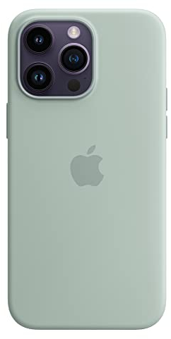 Apple iPhone 14 Pro Max Silicone Case with MagSafe - Succulent 