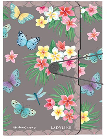 Herlitz Sammelbox A4, PP, Motiv: Ladylike Butterflies, 1 Stück