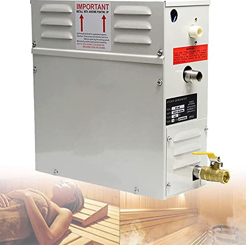 JIADUOFU Système Douche Générateur Vapeur, Panneau Commande à écran Tactile Générateur Vapeur pour Le Chauffage des Locaux Protection Sûre Contre Les Brûlures Sèches,8.0kw-380V