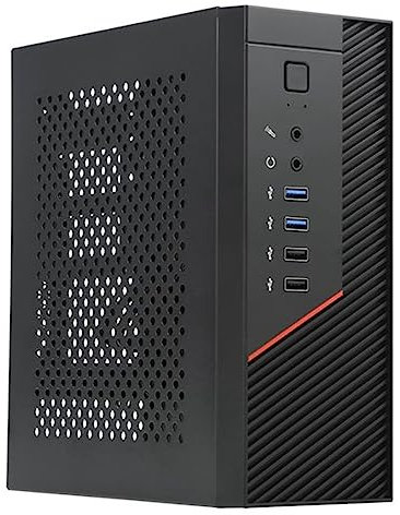 Jowsst A09P - mini Itx per desktop, telaio Htpc, computer da , può stare in piedi o sdraiato, per piccoli alimentatori da 1U