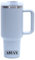 ABYAN H2.0 Tumblers 40 Oz Travel mug with Handle and With Straw New Pattern Double Wall Insulated Stainless Steel Car Cup (blue)