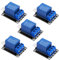 VooGenzek 5 Piezas 12V 1-Canal Modulo Relay Disparador de Alto Nivel para PIC AVR DSP ARM Compatible con Arduino