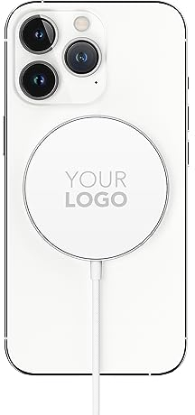 Vonmählen – Aura Mini kabelloses Ladepad für induktives Laden bis 15 W – Wireless Charging Pad kompatibel mit Allen Endgeräten, Dank des magnetischen Klebestreifens – mit Handyhüllen verwendbar