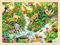 goki 57329 - Einlegepuzzle Im Dschungel aus Holz, Holzpuzzle mit Tieren des Urwaldes, Lernspielzeug und Kinderpuzzle, fördert Fantasie und Motorik der Kinder, 40cm x 30cm, 96er Set, ab 3 Jahre