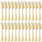 Forks Set of 24, Pleafind Matte Gold Table Fork, Premium Stainless Steel Dinner Forks, Durable Fork Set Use for Home/Kitchen/Restaurant, Dishwasher Safe (8 inch, 20.3 cm)