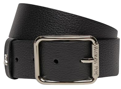 PATRIZIA PEPE Gürtel Cw6409-L001 Damengürtel Schwarz/Silber M, schwarz / silber, M