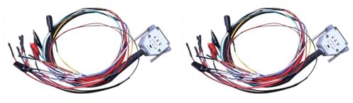 Xptieeck 2X 3 LED-LEUCHTEN mit Schalter-Boot-Bank-Kabel DB25 für SM2 PRO+ J2534 VCI Lese-/Schreib-ECU Batt VCC Kline CAN-L