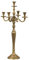 Geschenkestadl Kerzenständer 5-armig 84cm Gold strukturiert Kerzenhalter Kerzenleuchter Dekoration Haus Deko modern klassisch, 885008