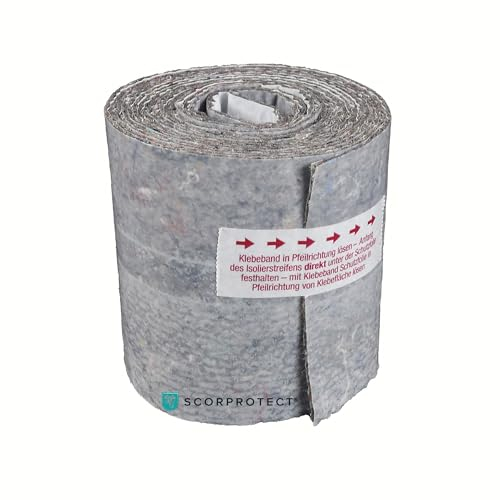 Scorprotect® Vlies Wickelband mit Dampfsperre in 100 mm Breite (100 mm x 3,6 m selbstklebend)