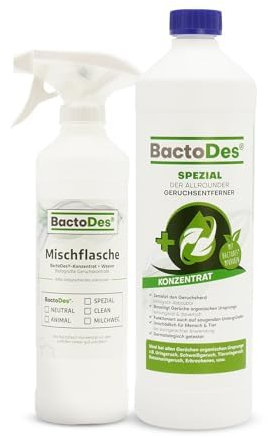 BactoDes® Spezial Konzentrat 1 L Flasche inkl. 1 Misch- und Sprühflasche