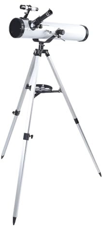 Starwatcher Télescope Réflecteur Grande Ouverture de 114 Mm, Grossissement Puissant, Trépied Réglable, Support Stable, Léger et Compact, pour L'observation de l'espace Profond