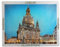 Magnet Dresden - Frauenkirche - Silber geprägt und glitzernd - Kühlschrankmagnet Souvenir Fotomagnet