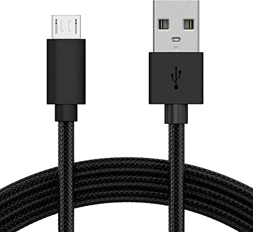 KP TECHNOLOGY Charger for Amazon Fire Stick/Fire Stick 4K / Fire Stick 4K Max/Fire Stick 4K+ / Fire Stick Lite HD, NOW TV Smart Streaming Device - Micro USB Charging Cable (BLACK, 1M)