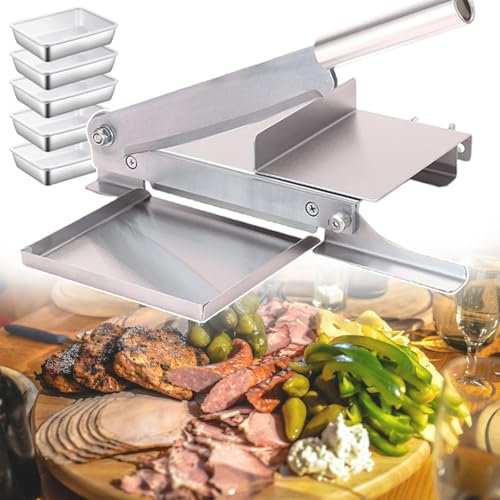 BCJMKDX Cortadora de Carne Manual Máquina cortadora de Pollo con Cuchilla 13,8 Pulgadas, picadora Huesos for Carne Res, Cabra, Cerdo, Pescado, Cocina Comercial, rebanadora Alimentos Acero Inoxidable
