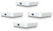 Bundle of 4 Ultra-Compact Cloud Gateway Routers – 4x RJ-45, Multi-WAN, USB-C Powered, Smart Display – Advanced Network Security & Management