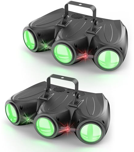 192 LED Bühnenlicht Partylicht,Discolichter mit Spezialeffekten, Automatik/Sound Aktiviert/DMX Control/DJ Blitzlicht mit 23 Lichteffekte,für Disco Party Club Bühne Performance Bar