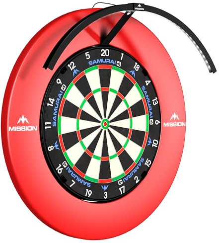 Mission Torus 120° Dartboard Light LED Lighting System USB-C Black.
