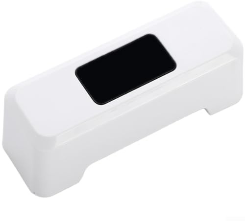 Chasse d'eau automatique à capteur infrarouge pour utilisation à la main, plusieurs modes de chasse avec siège et détection des mains, étanchéité IPX5 et batterie rechargeable (blanc)