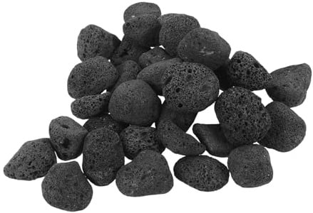 Levemolo Lavasteine 1200g 3 5Cm für Feuerschalen und Aquarium Natürliche Vulkansteine für Gartenbeete und Innenräume