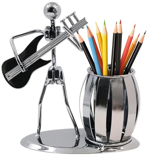 Fahibin Gitarrenstifthalter, Metall Gitarre Stifthalter, Gitarren Stiftehalter Stifteköcher für Büro, Schule und Zuhause