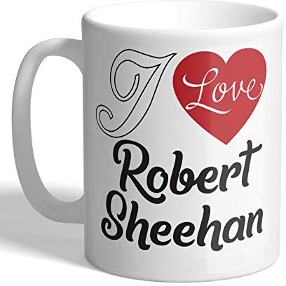 I Love Mugs - I Love Robert Sheehan (Heart Design) - Mug, Ceramic, 11fl.oz.