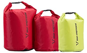 SW-MOTECH Drypack Packsack-Set 4/8/13 l. Gelb/Rot, Wasserdicht