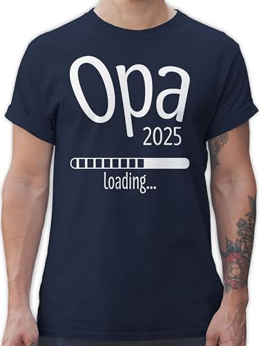 T-Shirt Herren - Fußball EM WM - 12. Mann Dänemark Fanshirt - M - Navy Blau - Tshirt Fussball Shirt männer Europameisterschaft t-Shirts fu Ball Trikot em- Fanartikel Shirts fussballtrikot em24 t