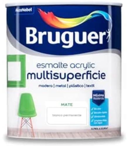 Bruguer Acrylic Multisuperficie Esmalte al agua Mate Piedra Suave 750 ml