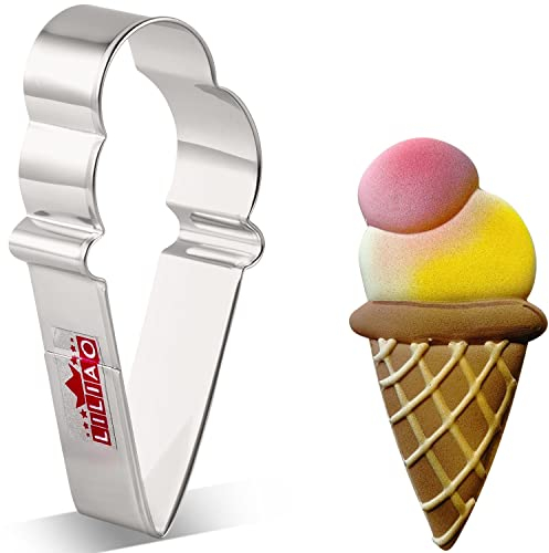 LILIAO Ice Cream Cookie Cutter - 2 x 4.2 inches - Stainless Steel