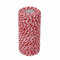 HMILYDYK Bobine de ficelle en coton de 100 m pour loisirs créatifs, décoration murale, emballage cadeau, bobine de ficelle de boulangerie, rouge et blanc