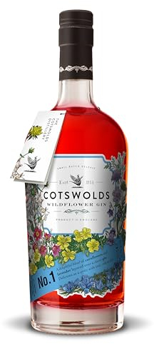 Cotswolds No.1 Wildflower Gin | 70cl | 41.7% vol | Immensely Fragrant With Orange Blossom Notes | An Infused London Dry | Add Tonic or Soda for a Refreshing Gin Spritz