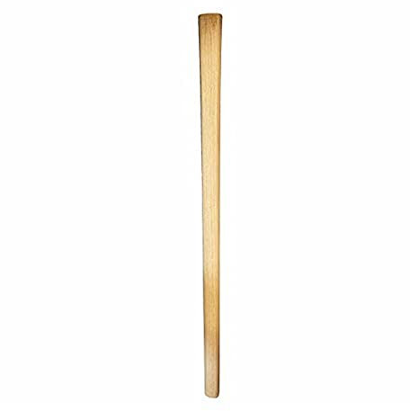 Tradineur - Mango para pico de madera natural 100 cm, mango, palo de repuesto, madera sin tratar, resistente y duradero, herramienta de jardín