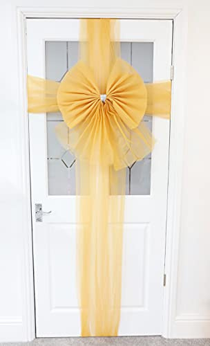 Christmas Concepts® Noeud de Porte décoratif DIY avec décoration en Strass - Mariage/Fêtes/Noël (Cuivre)
