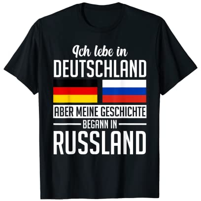 Deutsch Russisch Russland Deutschland Russland T-Shirt