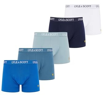 Lyle & Scott Mens 5Pk Cre Trnk Multi L