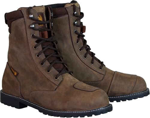 Merlin G24 Drax II D3O Motorradstiefel (Brown,7)