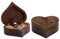 Smallduuck Benutzerdefinierte Herz-Ring-Box Hochzeitszeremonie Ringträger Holz rustikal Ringhalter Box Ring Schmuckschatulle Ehering Box für Sie und Ihn (Stil 5)