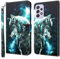 Rapuled Kompatibel mit Samsung Galaxy A23 4G/F23 5G Hülle, Handyhülle für Samsung A23 4G/F23 5G, Leder Wallet Magnet Etui Schutzhülle Lederhülle Klapphülle Tasche Flip Book Case Cover(Wolf)